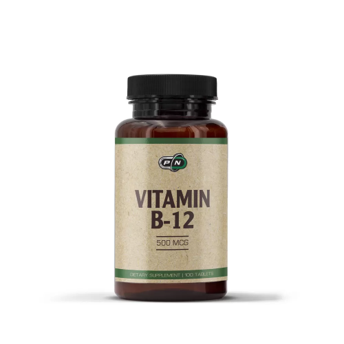 PURE NUTRITION - VITAMIN B-12 CYANOCOBALAMIN 500 mcg - 100 Tablets